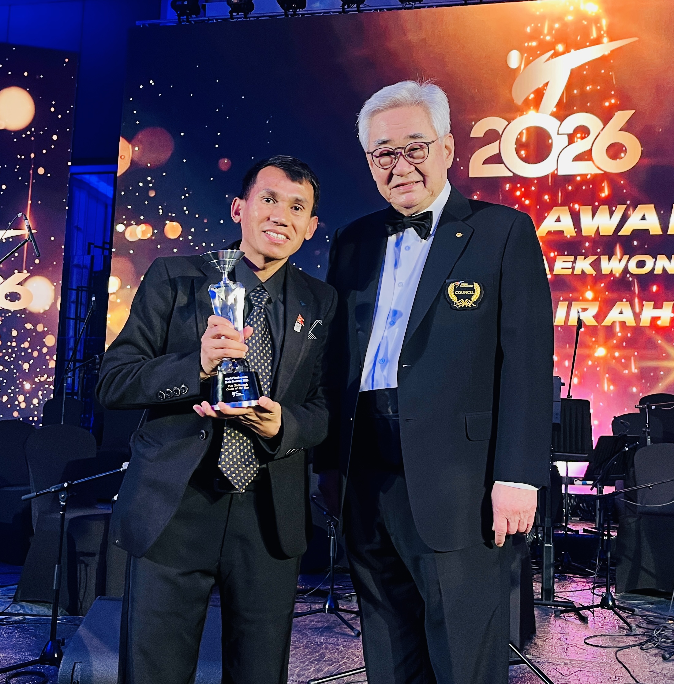 Para Taekwondo Coach of the Year Award at the 2025 World Taekwondo Gala Awards, held on 2 February 2026 in Fujairah, United Arab Emirates, organized by World Taekwondo (WT).